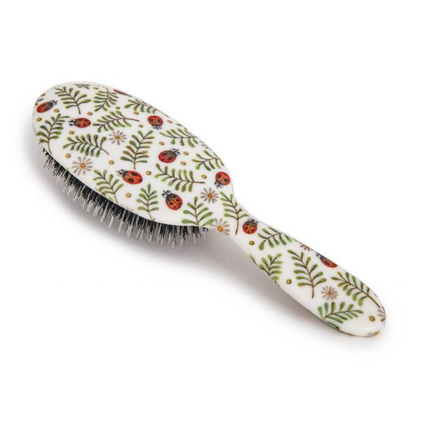 Rock & Ruddle Ladybirds Small Baby Bristle Hairbrush