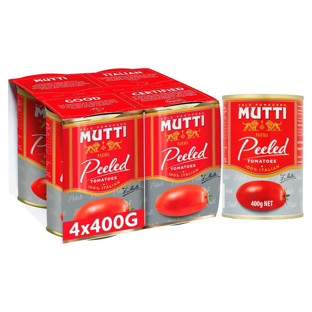 Muttil Whole Peeled Tomatoes 4x400g