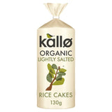 Kallo Organic Thick Slightly Salted Rice Cakes   130g