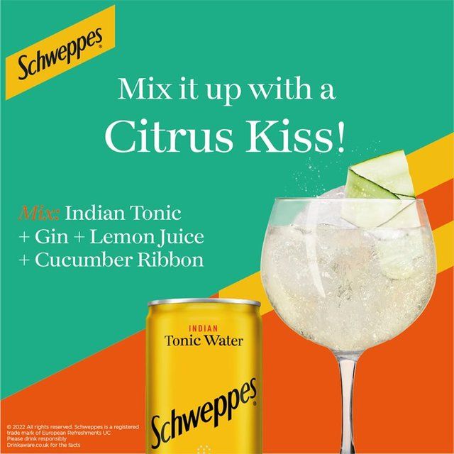 Schweppes Tonic Water   12 x 150ml GOODS M&S   