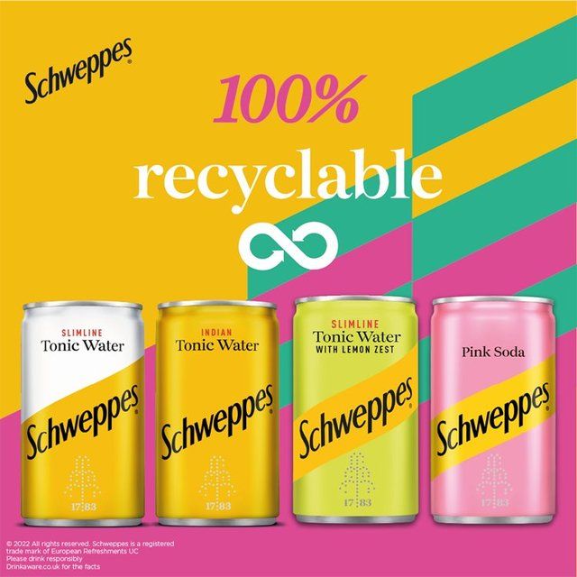 Schweppes Tonic Water   12 x 150ml GOODS M&S   