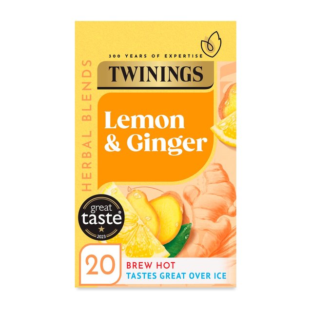 Twinings Lemon & Ginger Tea   20 per pack