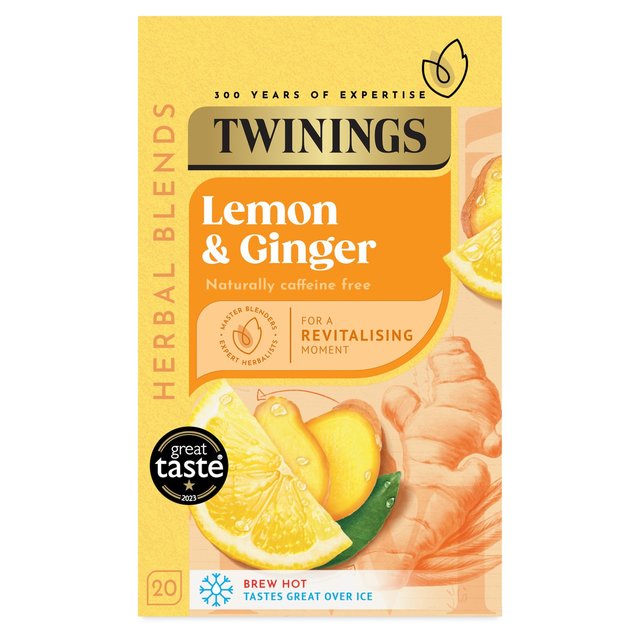 Twinings Lemon & Ginger Tea   20 per pack