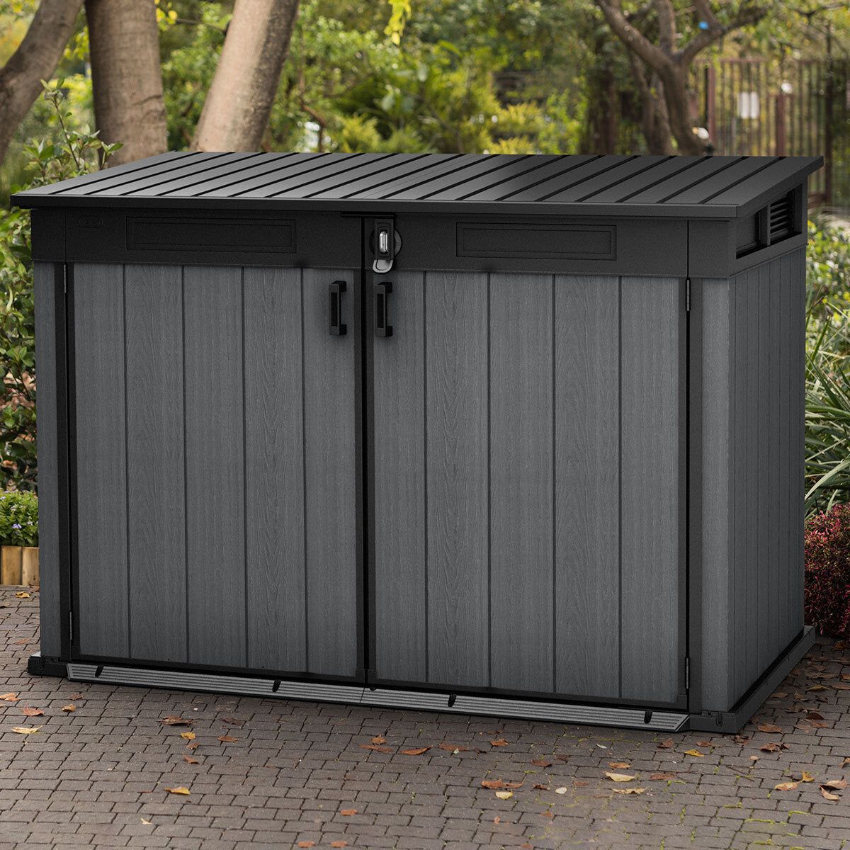 Keter Cortina Mega Store 6ft 3" x 3ft 7" (1.9 x 1.1m) Horizontal 2,020 Litre Storage Shed GOODS Costco UK