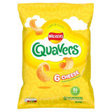 Walkers Quavers Cheese Multipack Snacks   6 per pack