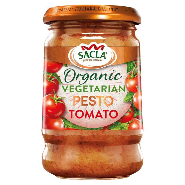 Sacla' Organic Tomato Pesto   190g