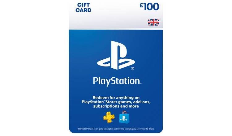 PlayStation Store 100 GBP Gift Card GOODS Argos