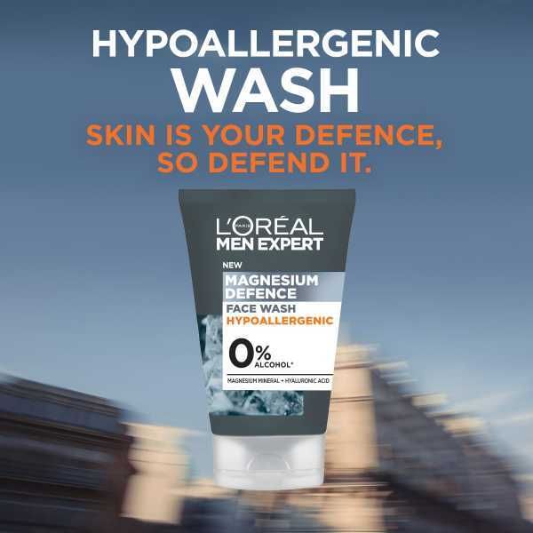 L'oreal Men Expert Magnesium Defence Face Wash 100Ml