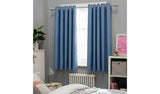 Habitat Kids Plain Blackout Eyelet Curtains - Blue