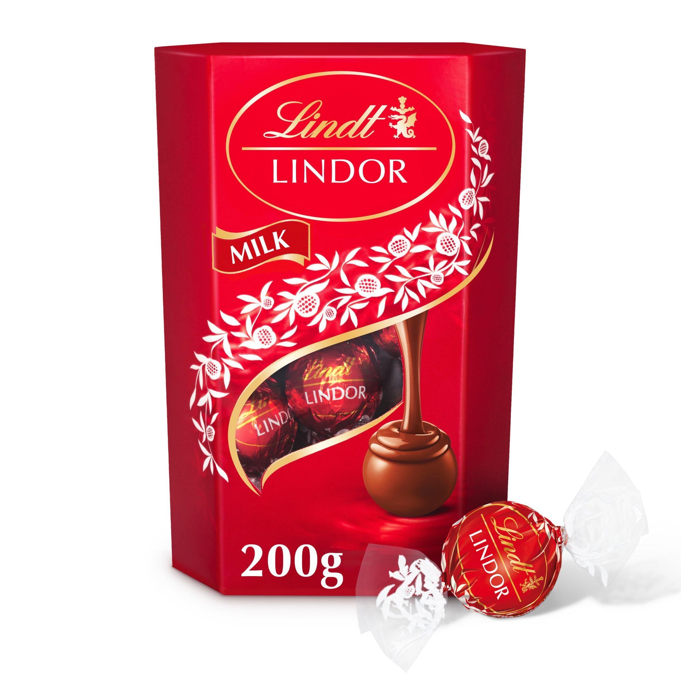 Lindt Lindor Milk Chocolate Truffles Box 200g GOODS Sainsburys   