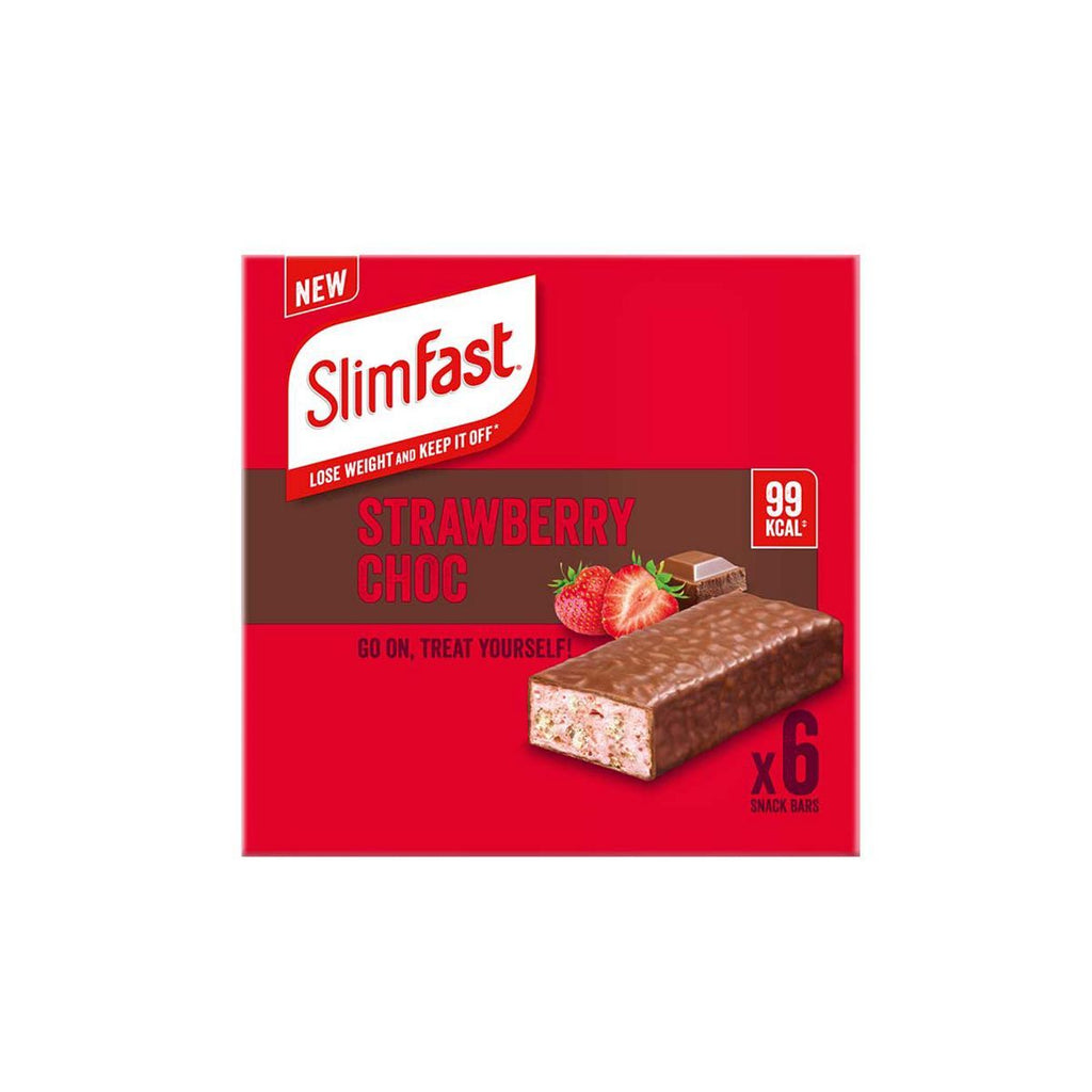 SlimFast Strawberry Chocolate Snack Bar multipack - 6 x 25g