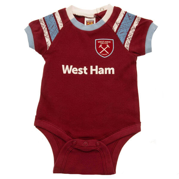 West Ham United FC Baby Sleepsuit (Pack of 2) (9-12 Months)