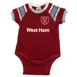 West Ham United FC Baby Sleepsuit (Pack of 2) (12-18 Months) GOODS Superdrug   