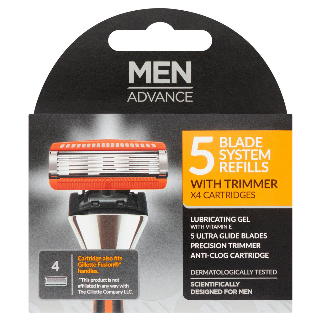 Sainsbury's Men Advance 5 Blade Refill x4