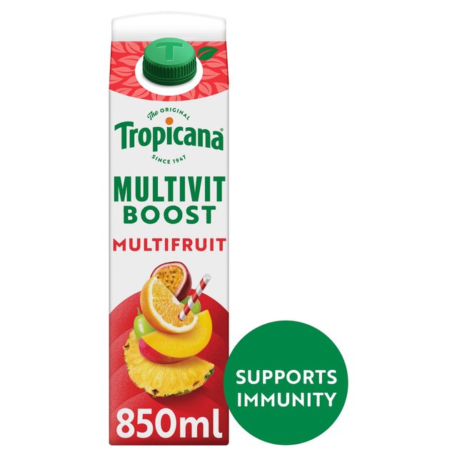 Tropicana Sensations Multivitamin Boost Fruit Juice   850ml GOODS M&S   