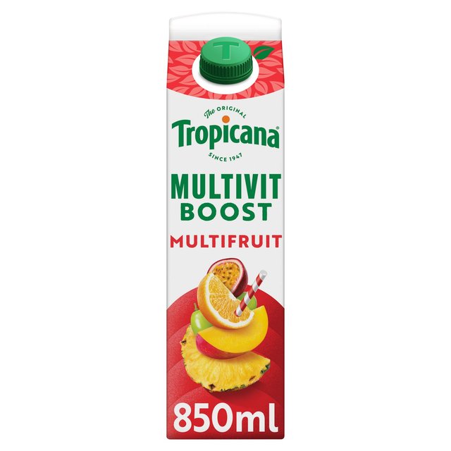 Tropicana Sensations Multivitamin Boost Fruit Juice   850ml GOODS M&S   