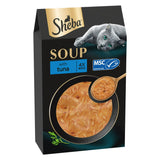 Sheba Classics Soup with Tuna Fillets Adult Wet Cat Food Pouches 4 x 40g