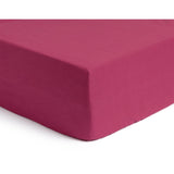 Habitat Cotton Rich 180 TC Fitted Sheet - Plain Berry