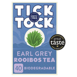 Tick Tock Earl Grey Rooibos Tea Biodegradable Bags x40 90g