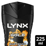 Lynx Gold Shower Gel Body Wash for Men 225ml