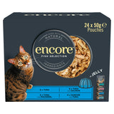 Encore Fish Selection in Jelly Pouches Cat Food 24 x 50g