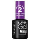 Rimmel London Super Gel Nail Polish Glitter Top Coat 12ml