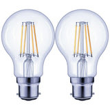 Sainsbury's Home Pack of 2 LED Filament Standard 75W BC Light Bulb