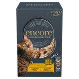 Encore Chicken Selection in Jelly Natural Wet Cat Food Pouches 5 x 50g