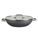 Habitat 30cm Hard Anodised Aluminium Double Handled Wok