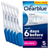 Clearblue Ultra Early Pregnancy Test x5