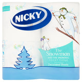 Nicky the Snowman & the Snowdog Toilet Tissue Rolls x4