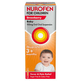 Nurofen for Children Baby Strawberry Oral Suspension 3+ Months Ibuprofen 100ml