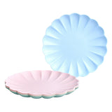 Sainsbury's Home Pack of 4 Scallop Reusable Plastic Plates