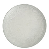 Habitat Textured Ripple Dinner Plate Chalk