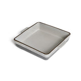 Habitat Speckle 27cm Square Ceramic Roaster - Grey