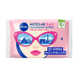 Nivea Biodegradable Micellar Cleansing Face Wipes x25