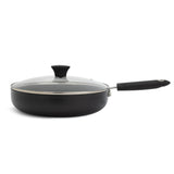 Habitat Aluminium Saute Pan - Black