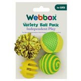 Webbox Variety Ball Pack for Cats