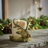 Habitat Aluminum Stag Pillar Candle Holder