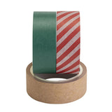 Sainsbury's Red & Green Kraft Trio Washi Tape