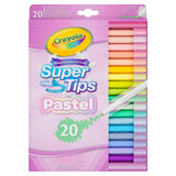 Crayola Pack of 20 Supertips Pastel