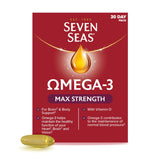 Seven Seas Omega-3 Fish Oil Max Strength with Vitamin D Capsules x30