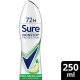 Sure Women Antiperspirant Deodorant Pure Melon Aloe Nonstop Protection 250ml
