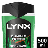 Lynx Jungle Fresh Shower Gel Body Wash for Men 500ml
