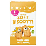 Kiddylicious Banana Soft Biscotti Baby Snacks 6x20g