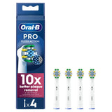 Oral-B Floss Action Replacement Electric Toothbrush Heads x4