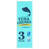 Sainsbury's Tuna Chunks in Brine 3x80g