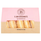 Sainsbury's Instore Bakery Jam Doughnuts x5