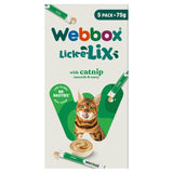 Webbox Lick E Lix with Real Catnip Cats Treats 5 x 15g