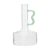 Habitat Wiggle Handled Glass Vase - Green